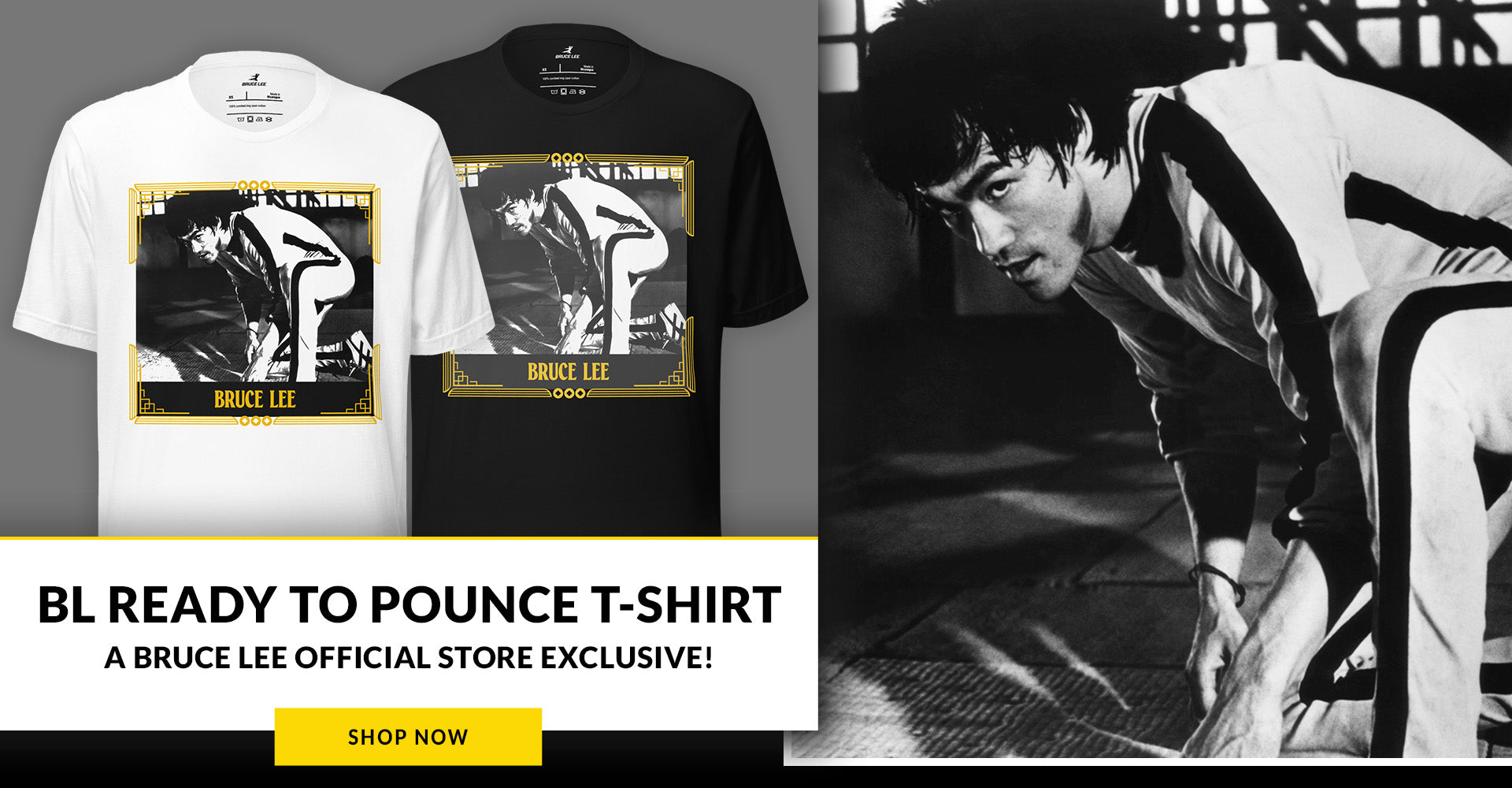 BL Ready To Pounce T-Shirt | A Bruce Lee Official Store Exclusive!