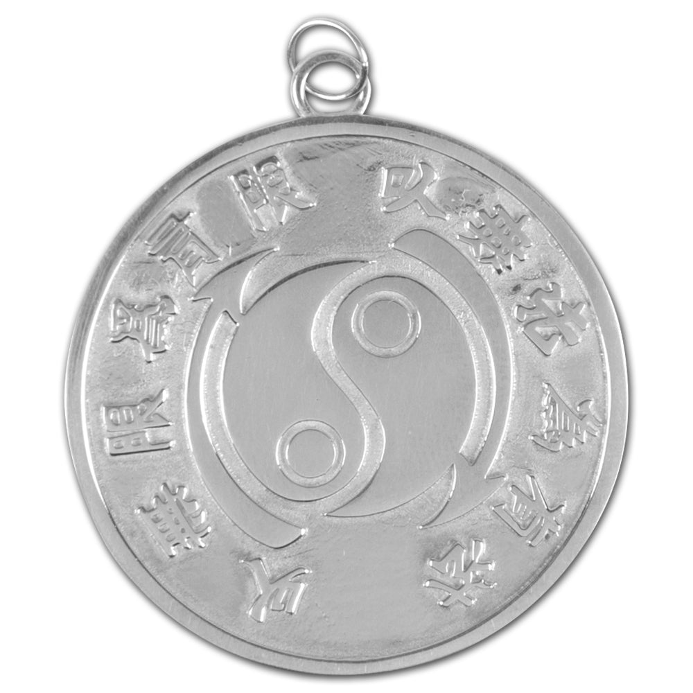 Core Symbol Large Sterling Silver Medallion