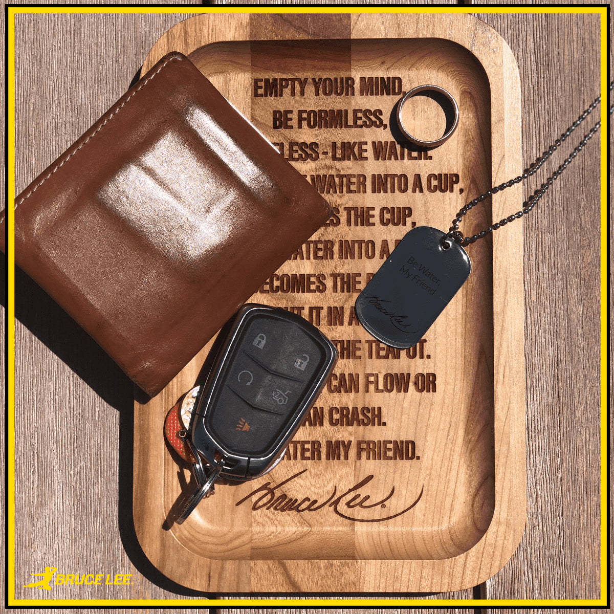Be Water, My Friend Catch-All Tray