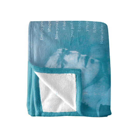 Be Water, My Friend Coral Fleece Blanket