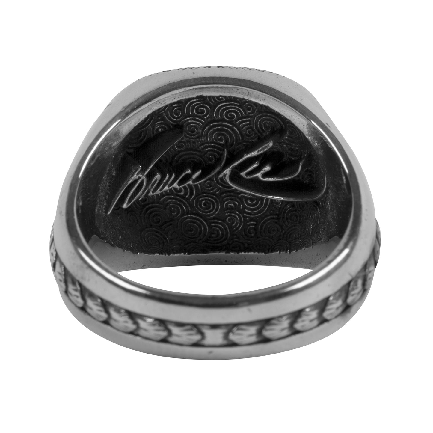 Core Symbol Signet Ring - Oxidized Silver