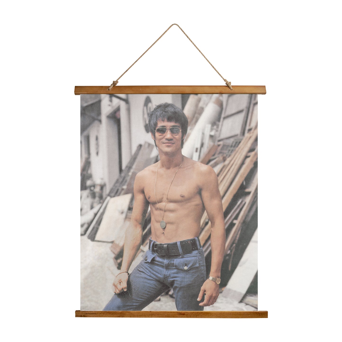 BL Sunglasses Wood Topped Wall Tapestry - 26" x 36"