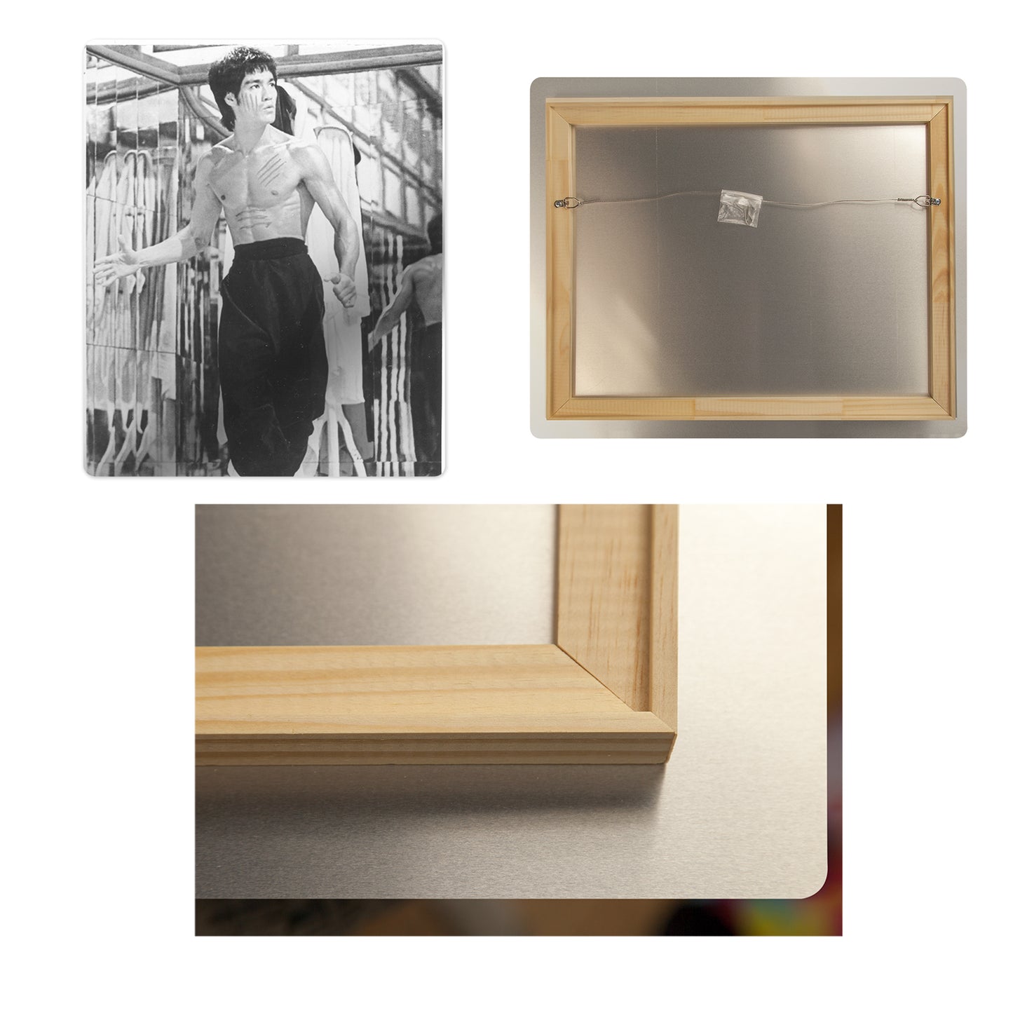 Mirrors Metal Wall Art - 8" x 10"