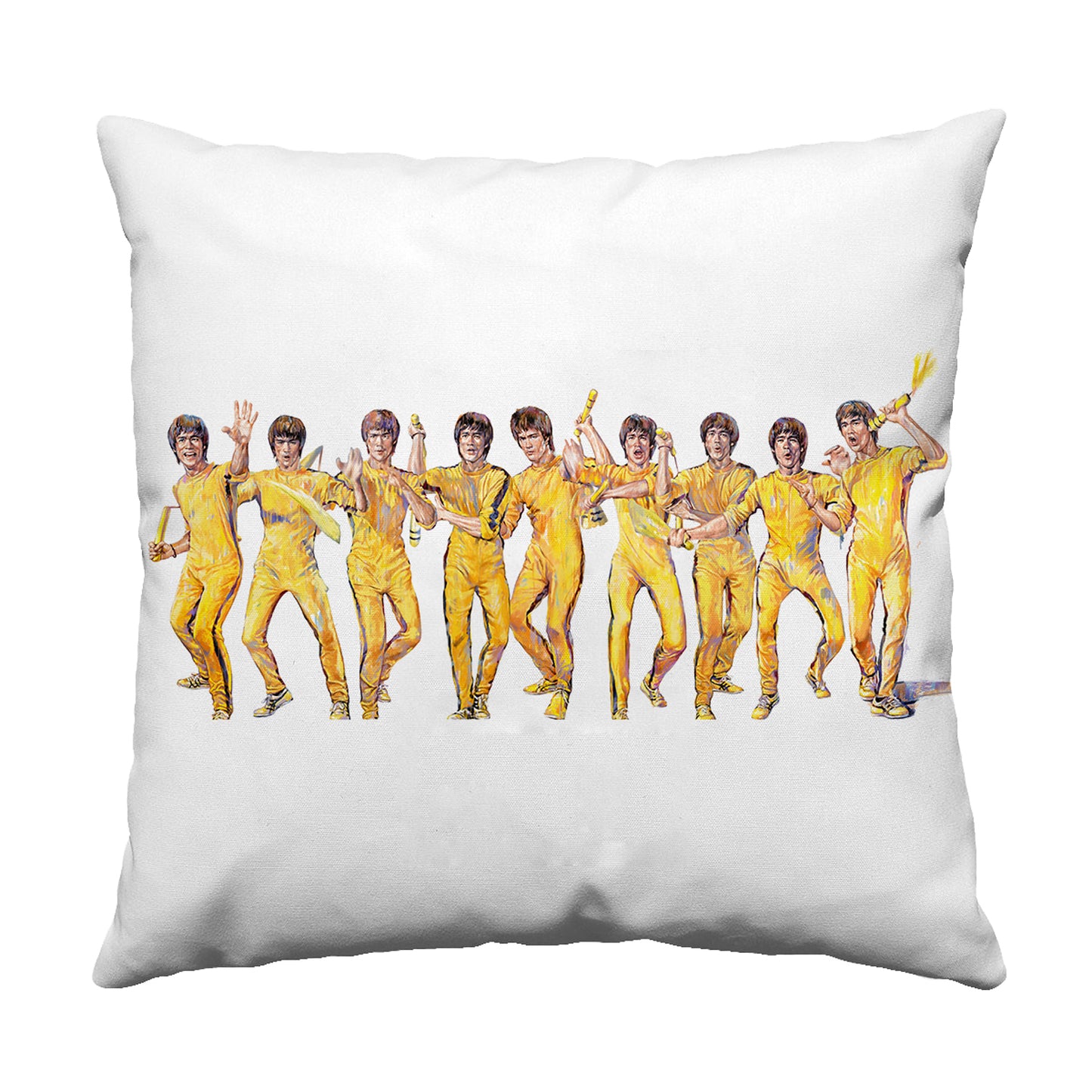Milton Wong BL Jumpsuits Pillow