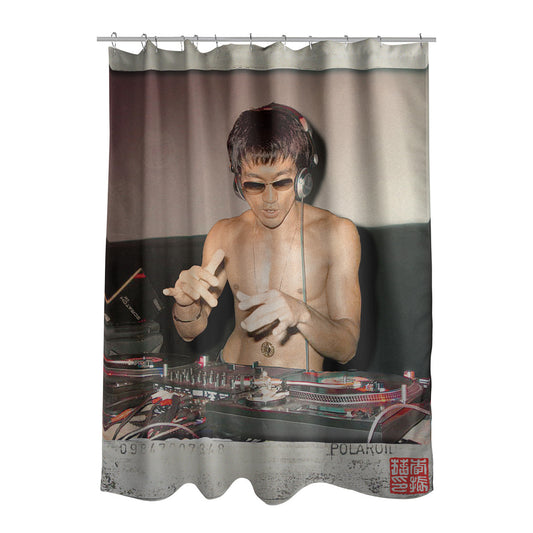 DJ Dragon Photo Shower Curtain