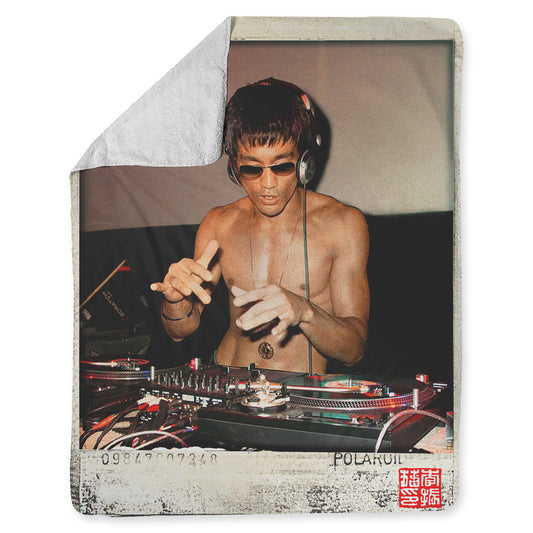 DJ Dragon Photo Sherpa Fleece Blanket