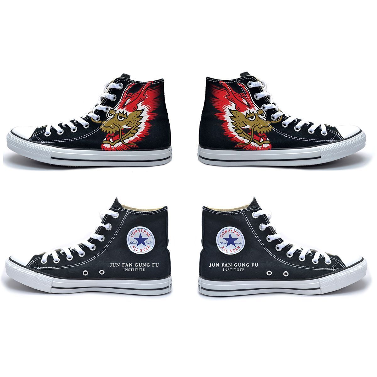 JFGF Institute Dragons Converse All-Star High Top