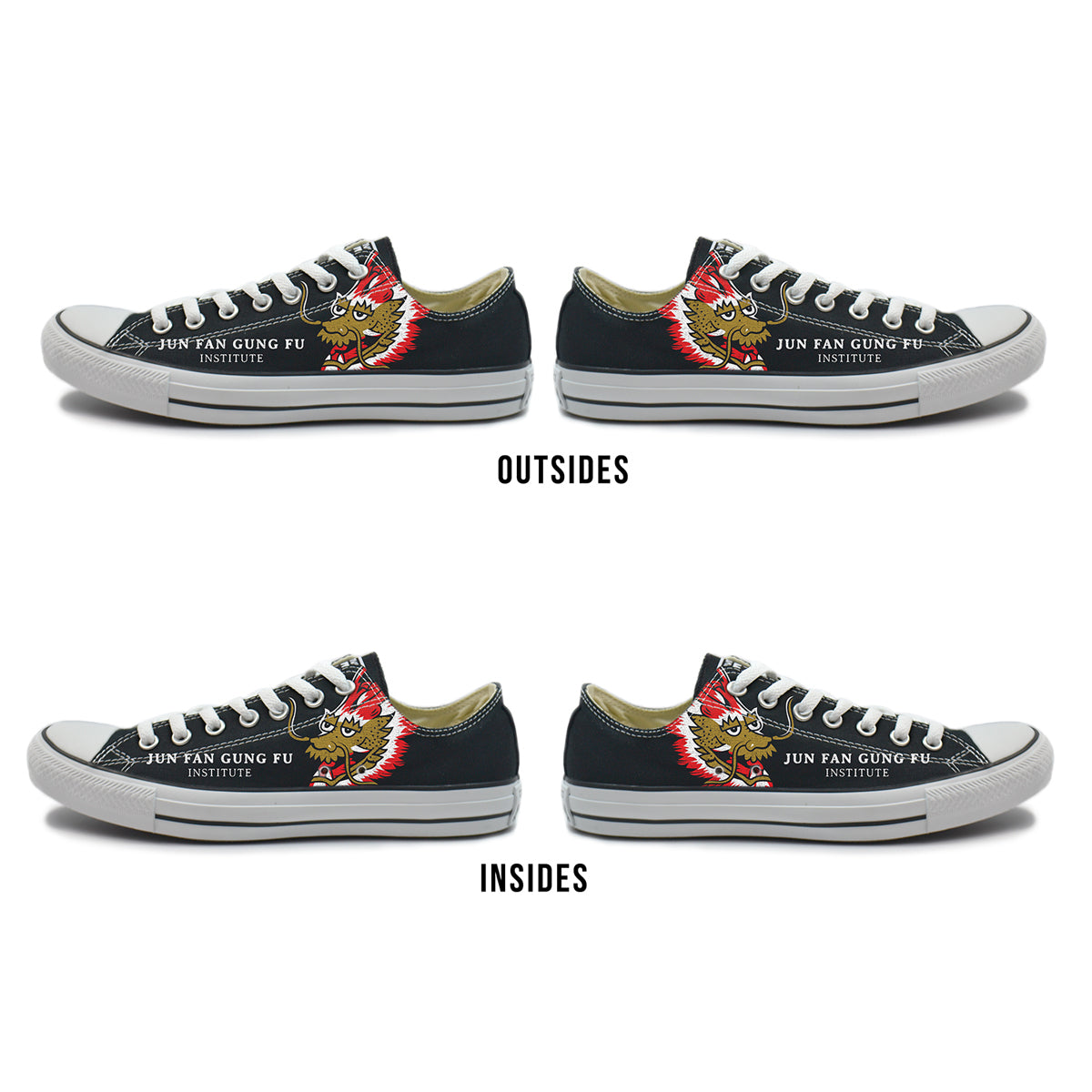JFGF Institute Dragons Converse All-Star Low Top