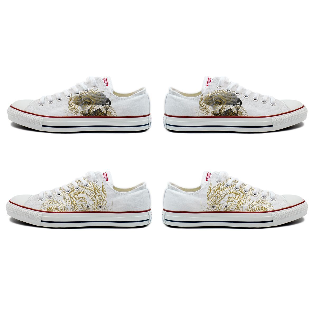 Dragon Kick Converse All-Star Low Tops