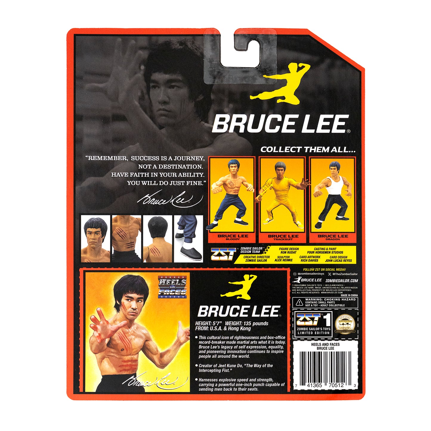 Bruce Lee Scratches Figure