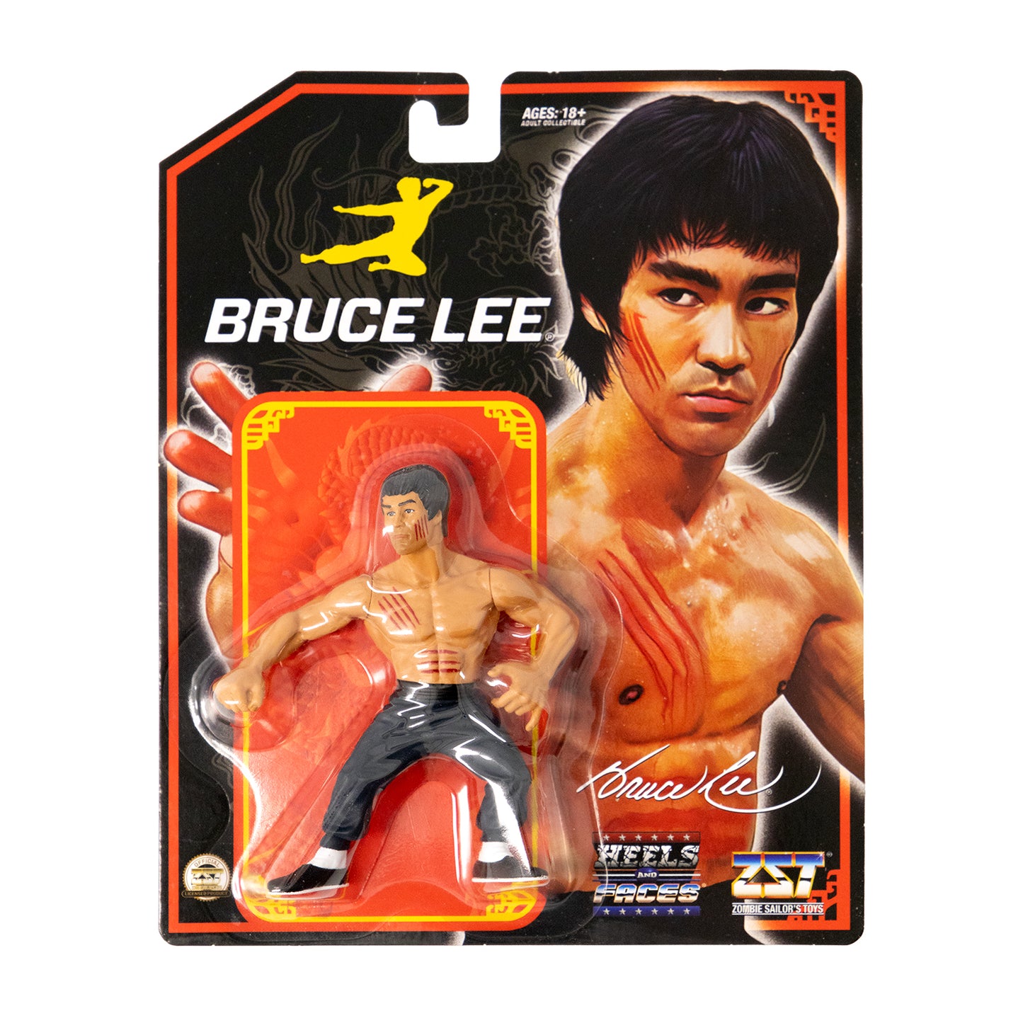 Bruce Lee Scratches Figure