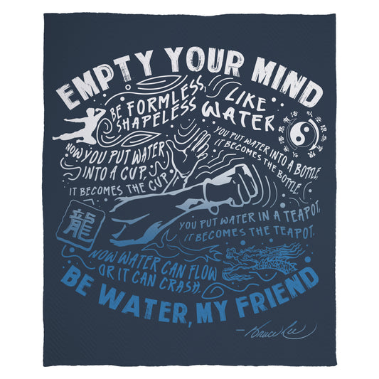 Empty Your Mind 50" x 60" Quilted Throw