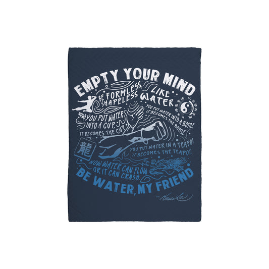 Empty Your Mind 26" x 20" Quilted Pillow Sham