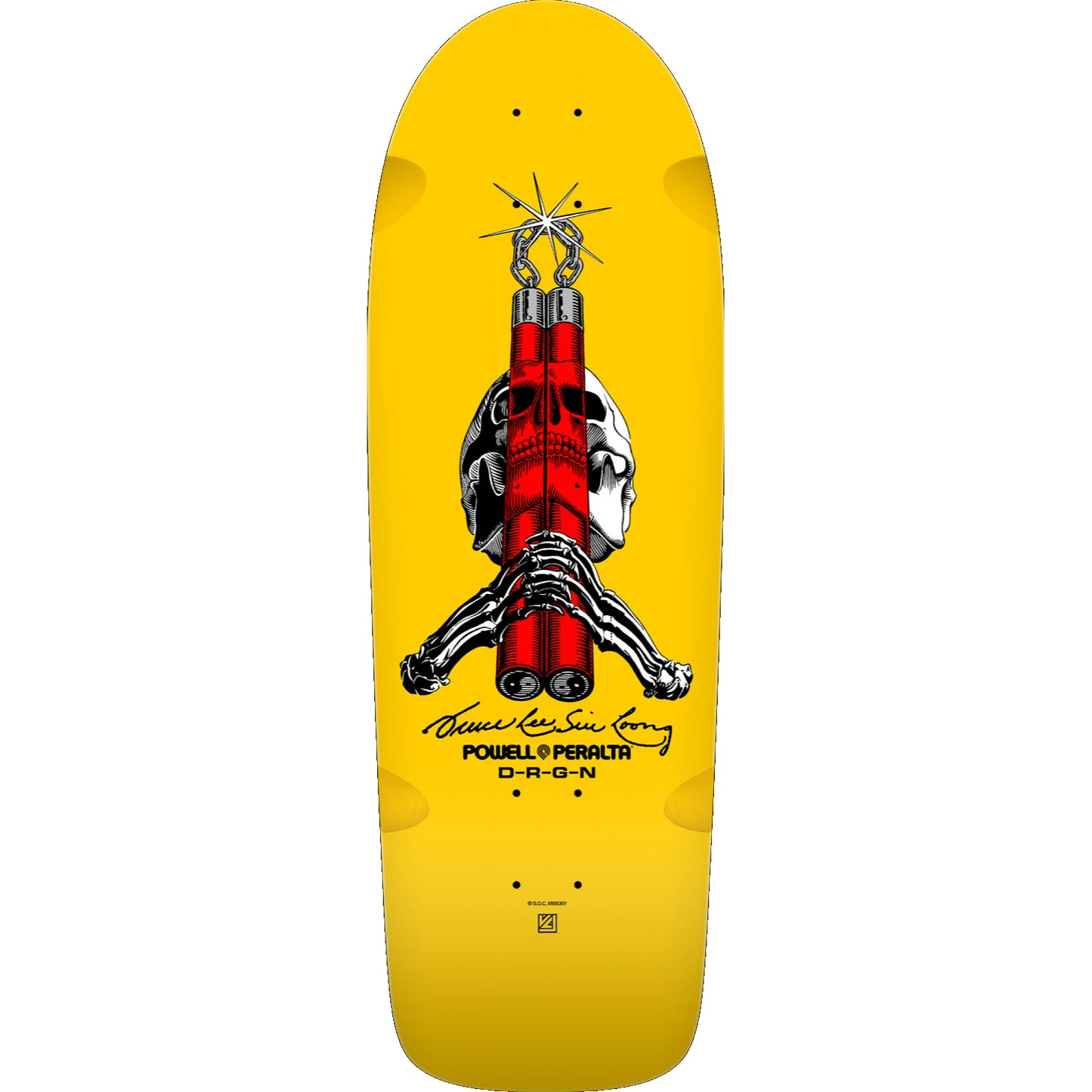 Bruce Lee X Powell-Peralta Bones & Chucks Skate Deck