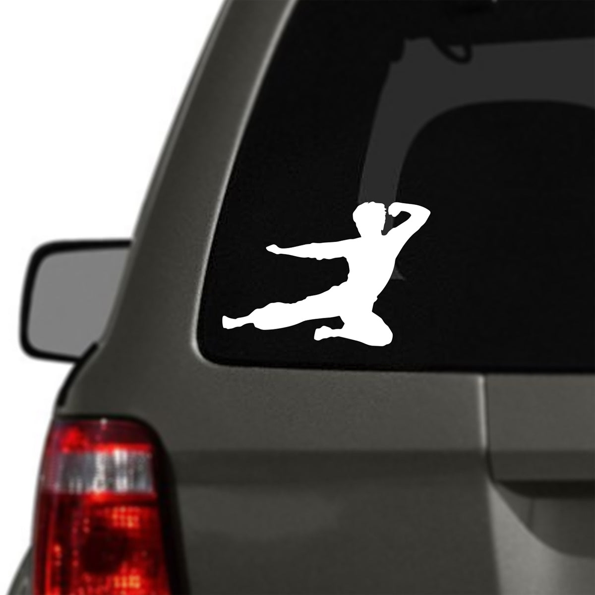 Flying Man 5.04" x 3.5" Car Decal
