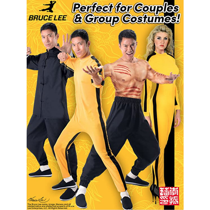 Bruce Lee Yellow Jumpsuit Womens Costume