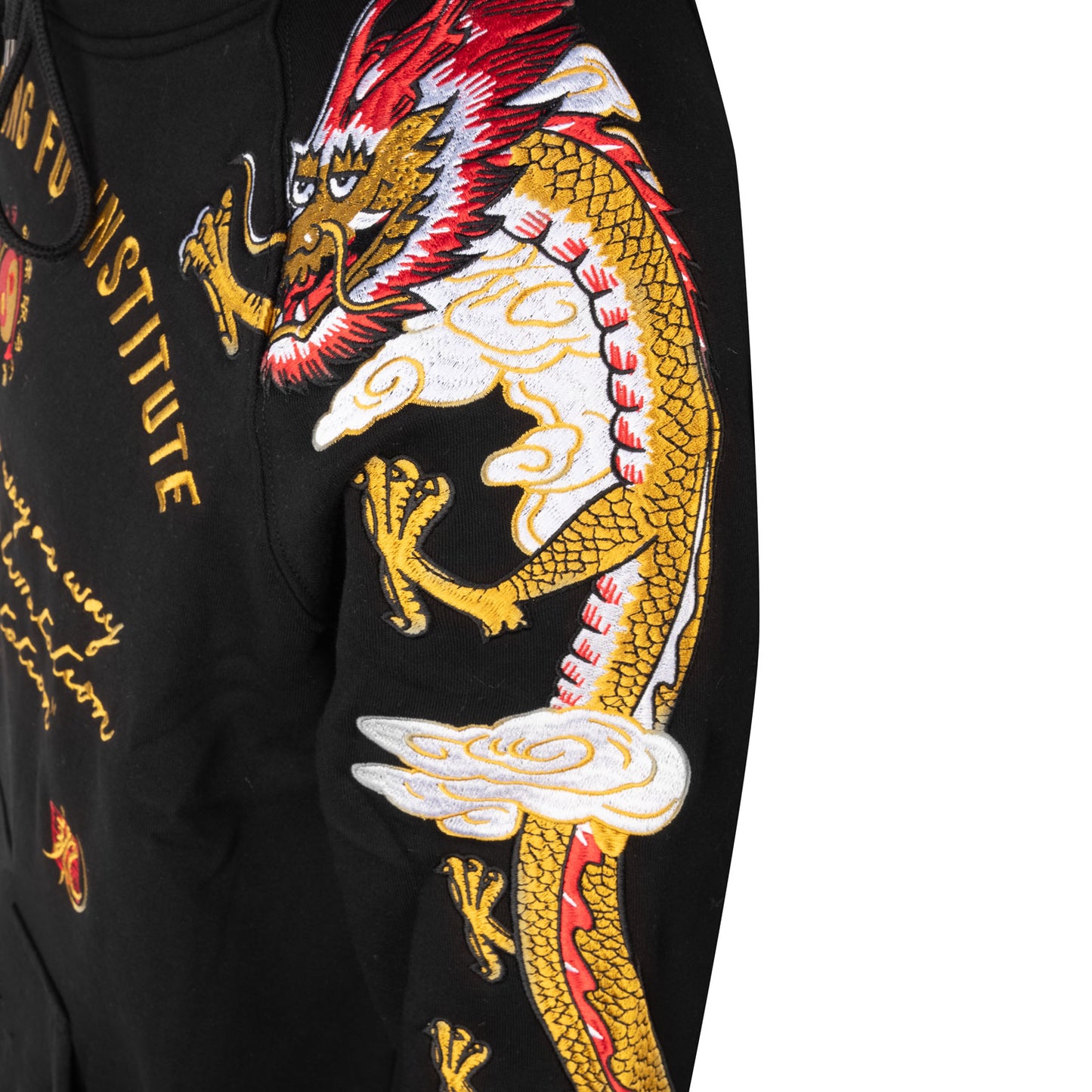 JFGF Dragons Embroidered Pullover Hoodie