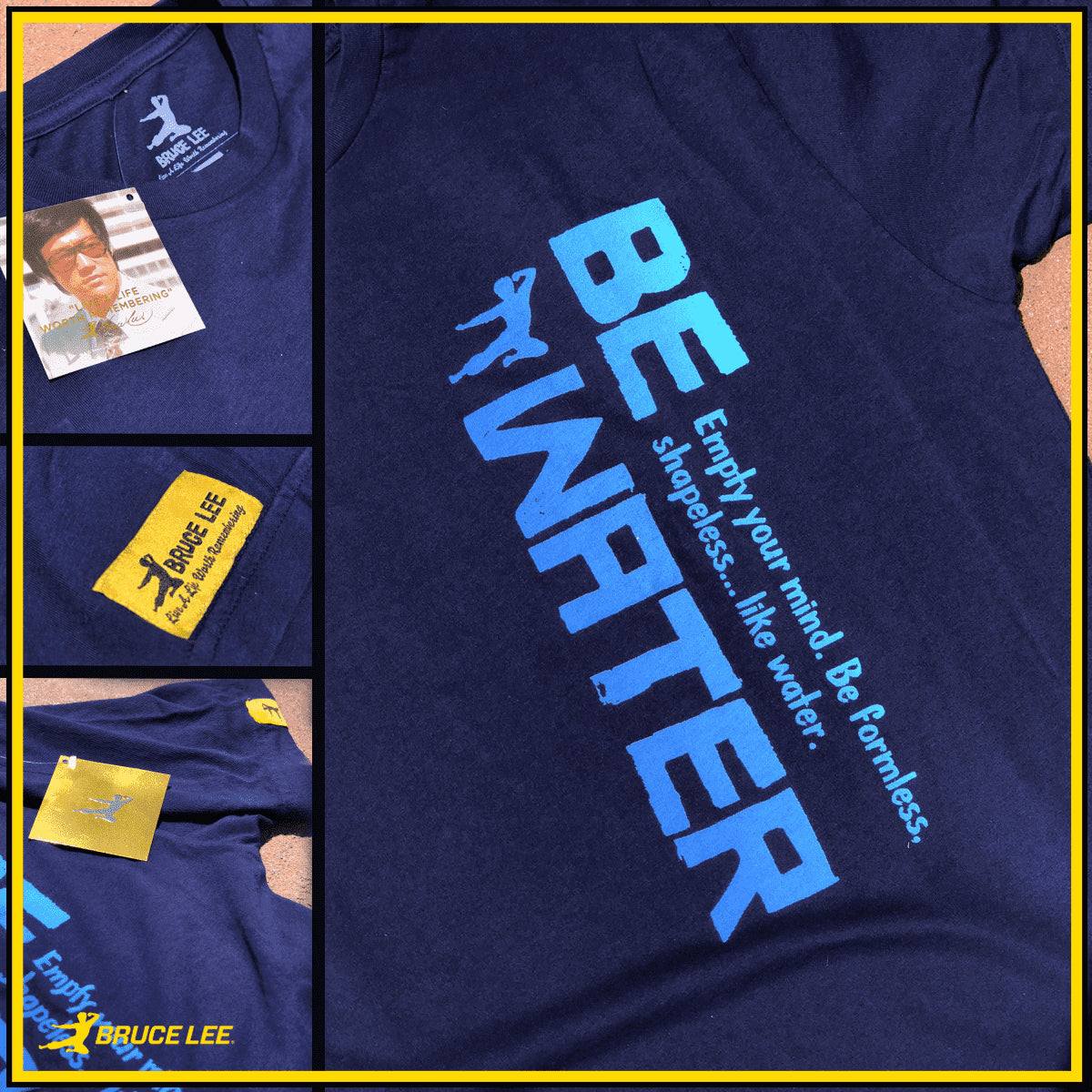 Be Water Vertical Gradient T-shirt
