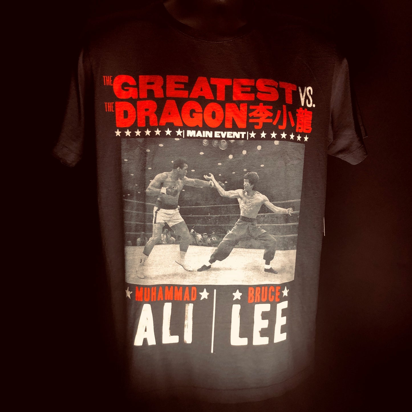 The Greatest vs. The Dragon T-shirt - Vintage Black