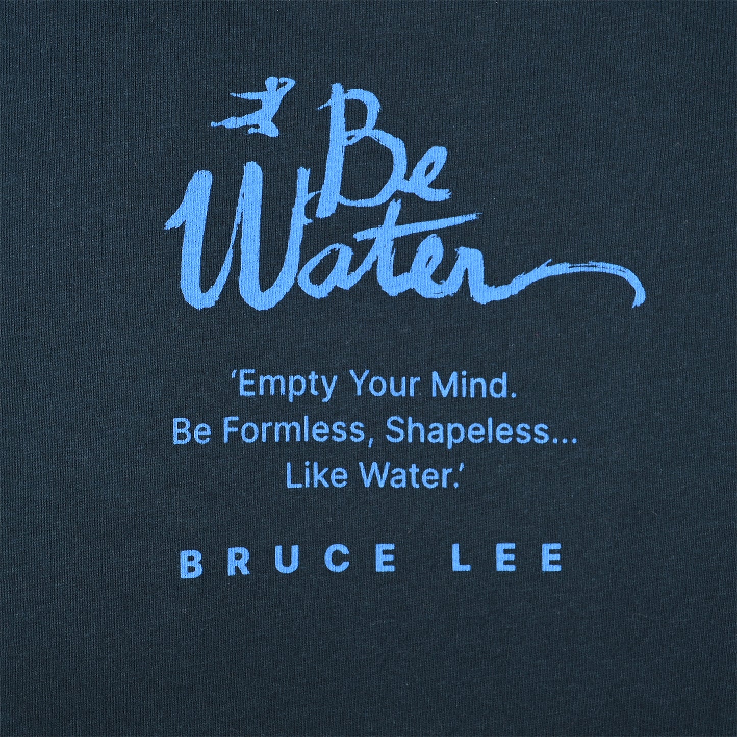 Be Water Gradient Script T-shirt