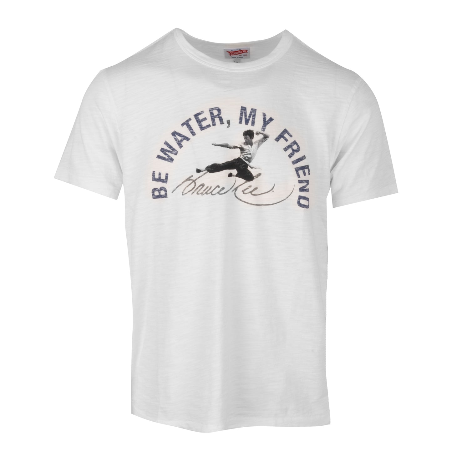 Be Water Arch Peruvian Cotton T-Shirt - Arctic White