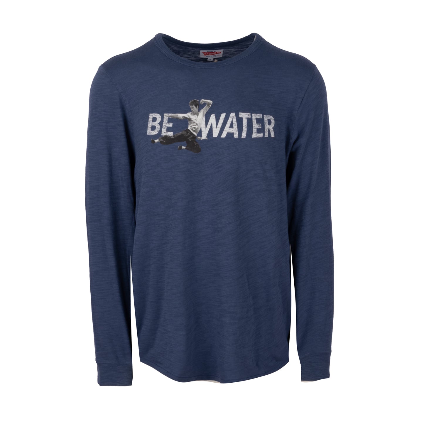 Be Water Peruvian Cotton Long Sleeve T-Shirt - Marina Blue