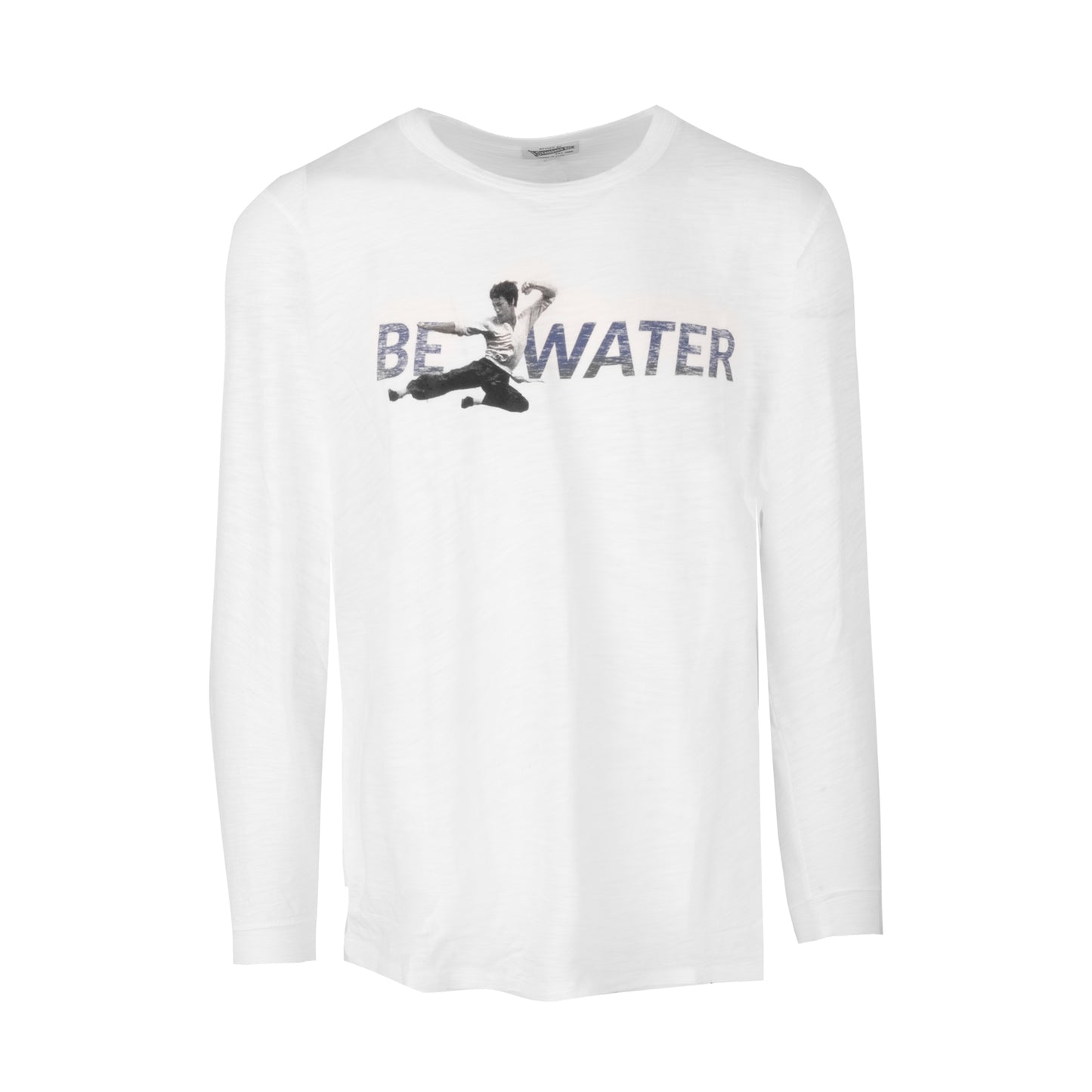 Be Water Peruvian Cotton Long Sleeve T-Shirt - Arctic White
