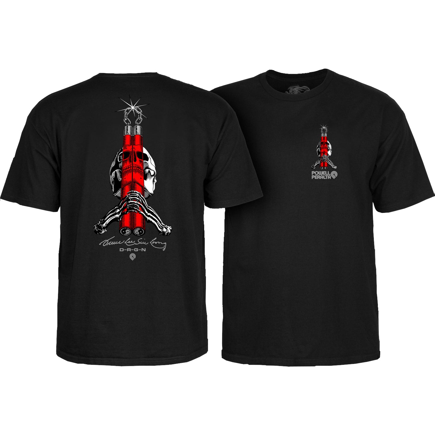 Bruce Lee X Powell-Peralta Bones & Chucks T-shirt