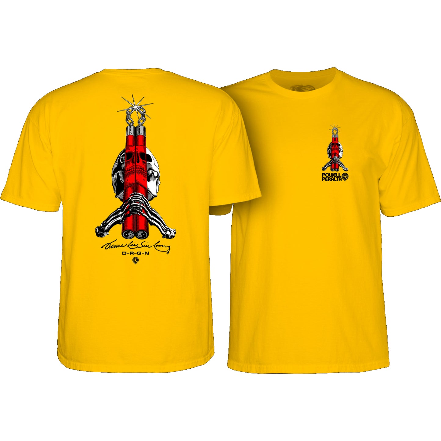 Bruce Lee X Powell-Peralta Bones & Chucks T-shirt