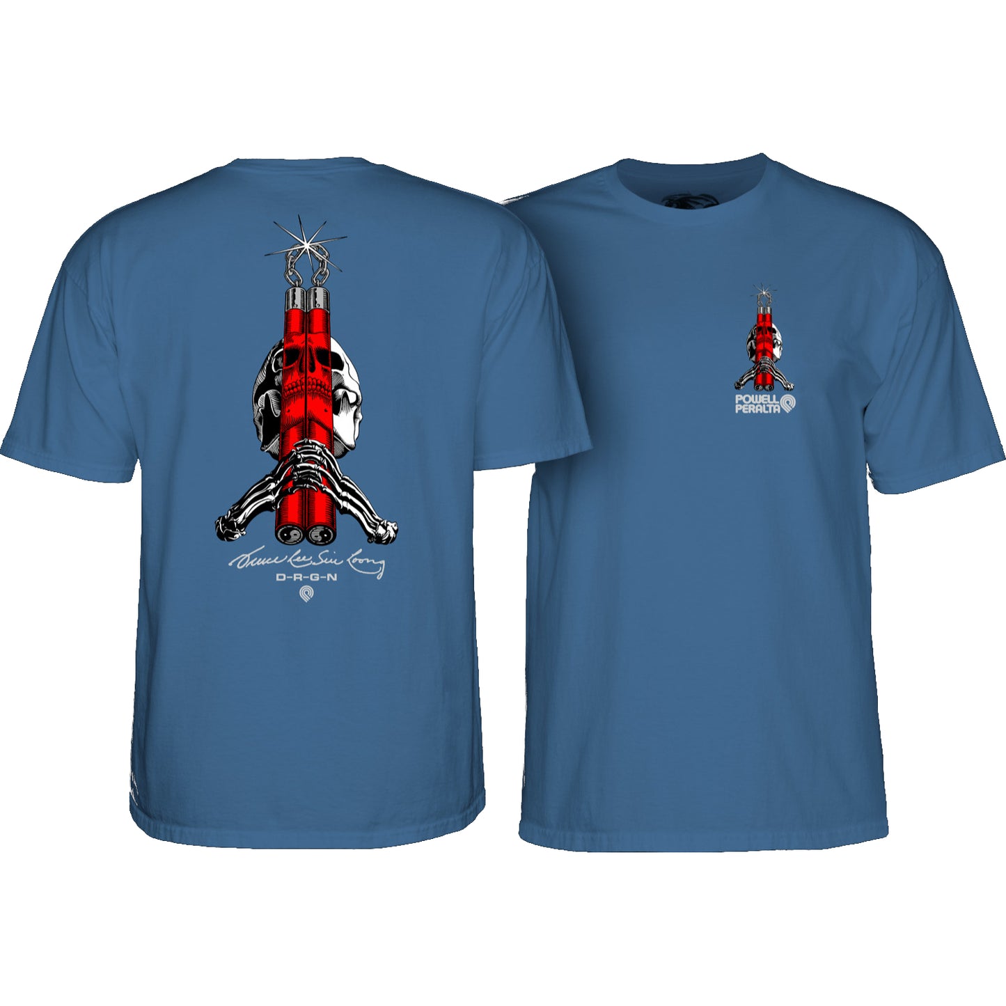 Bruce Lee X Powell-Peralta Bones & Chucks T-shirt