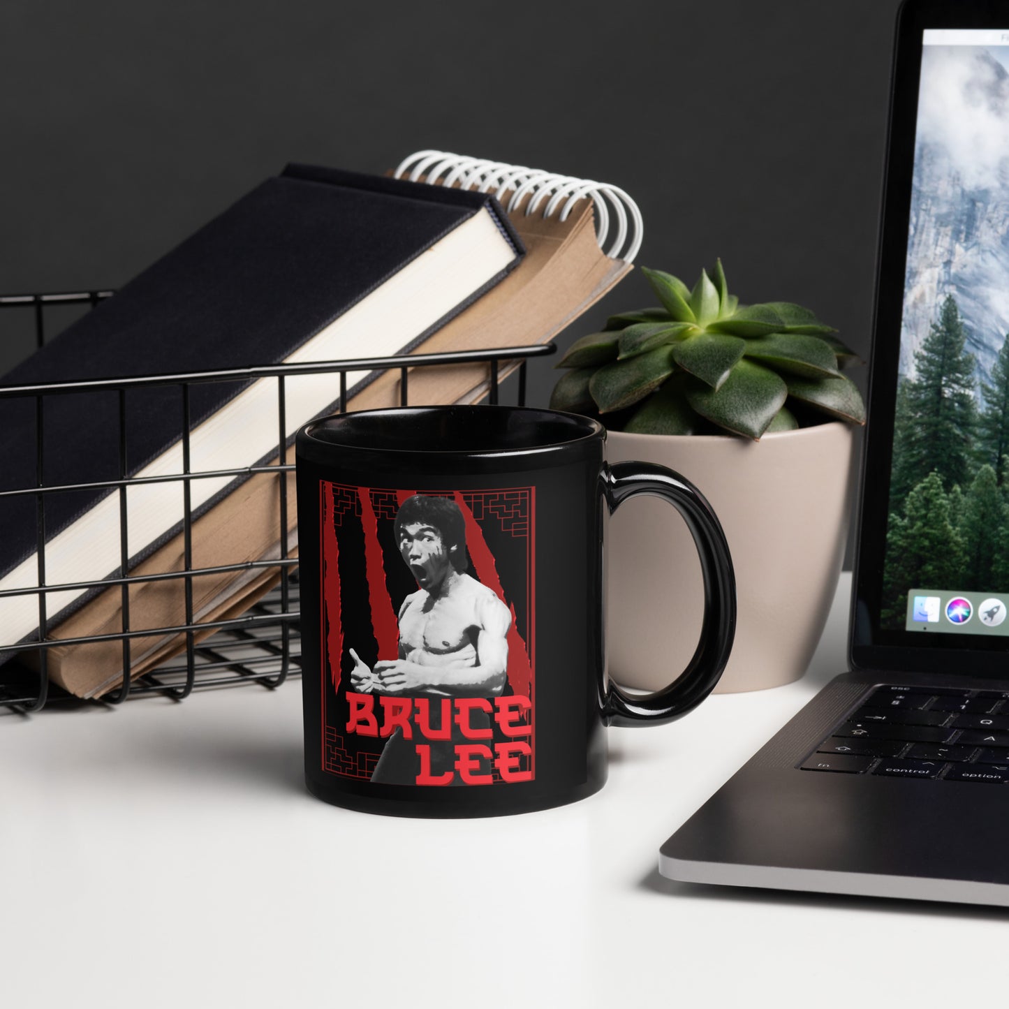 Bruce Lee BL Scratches 11oz Mug