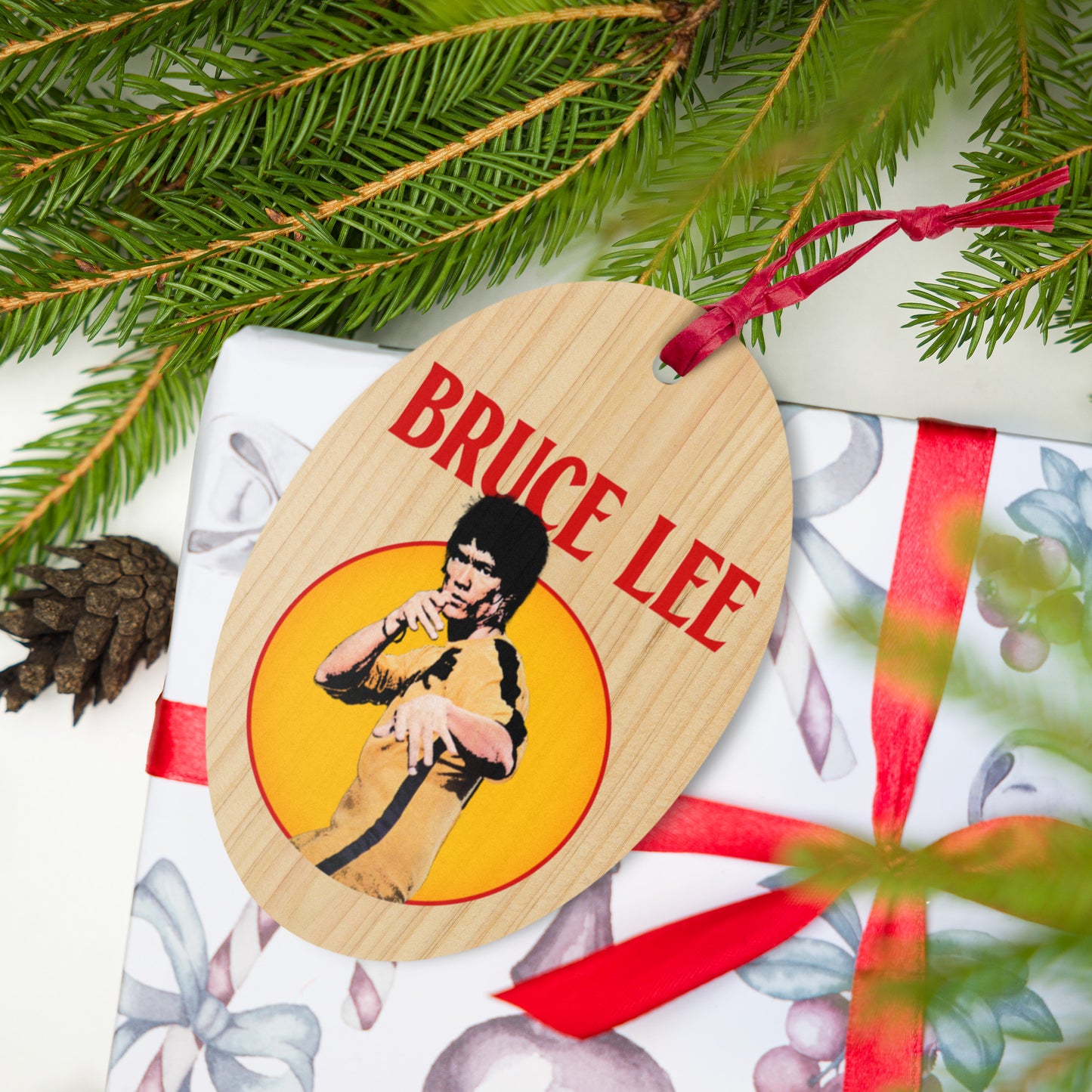 Jumpsuit Sun Wooden Ornament
