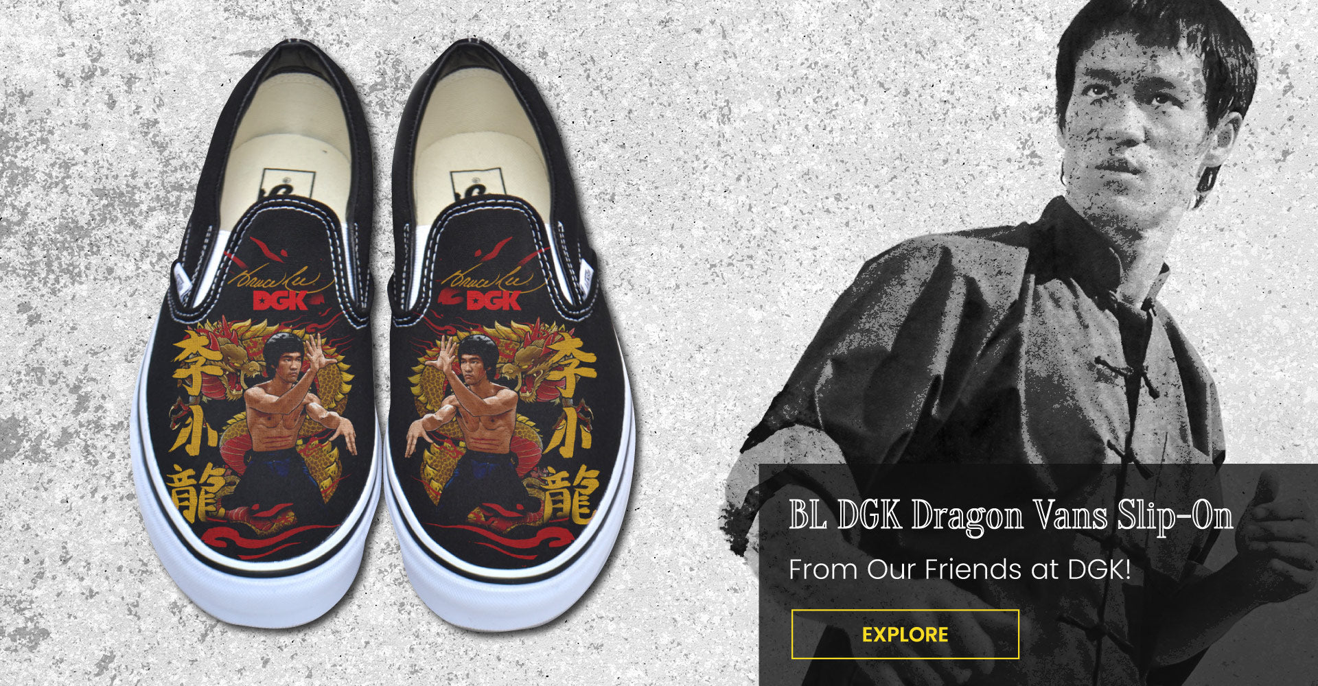 BL DGK Dragon Vans Slip-On - From Our Friends at DGK! Explore