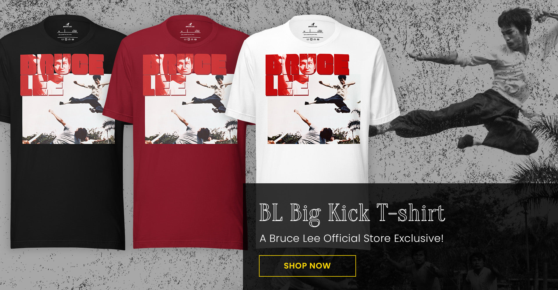 BL Big Kick T-Shirt - A Bruce Lee Official Store Exclusive! | SHOP NOW