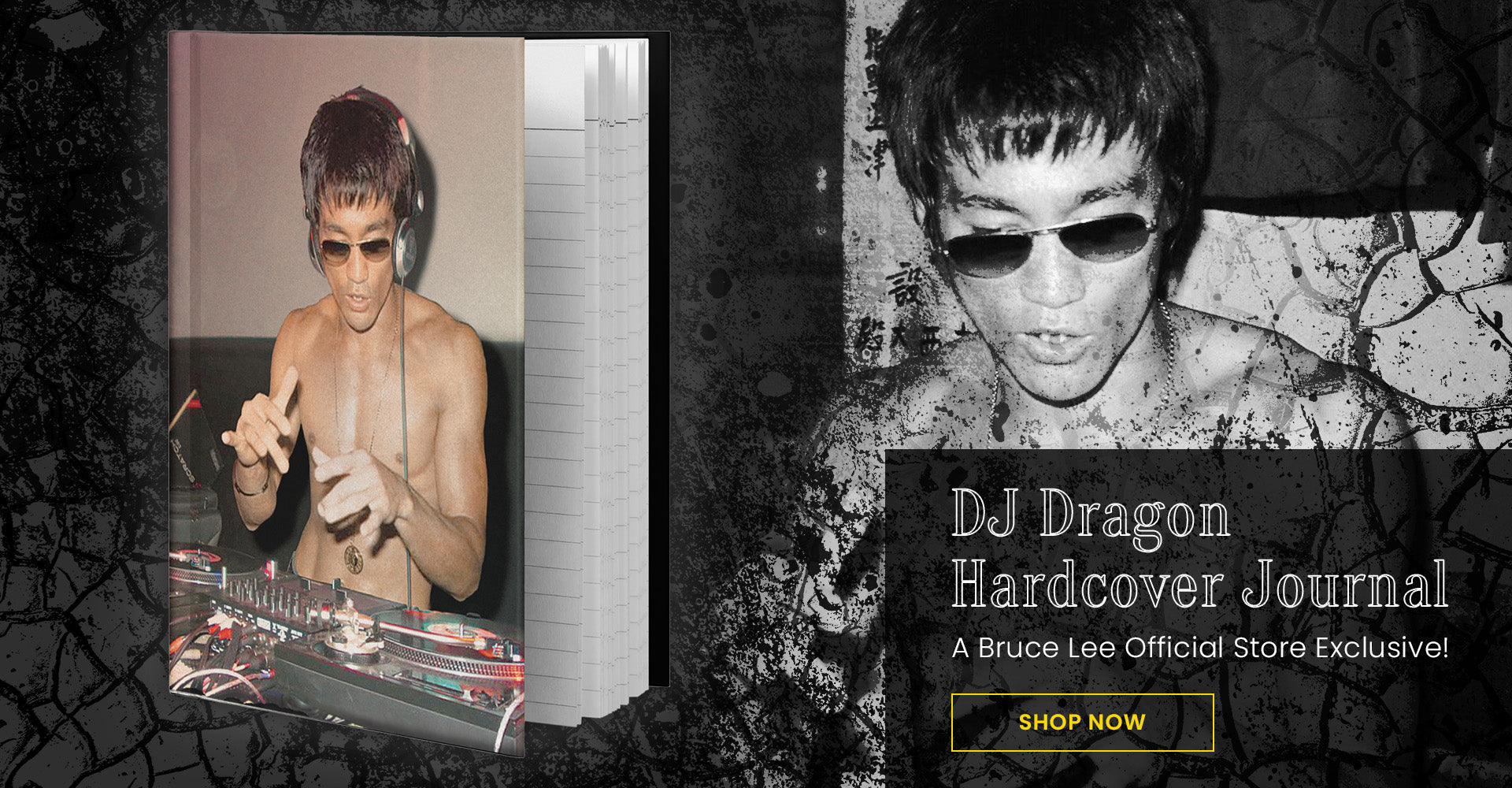 DJ Dragon Hardcover Journal | A Bruce Lee Official Store Exclusive! Shop Now