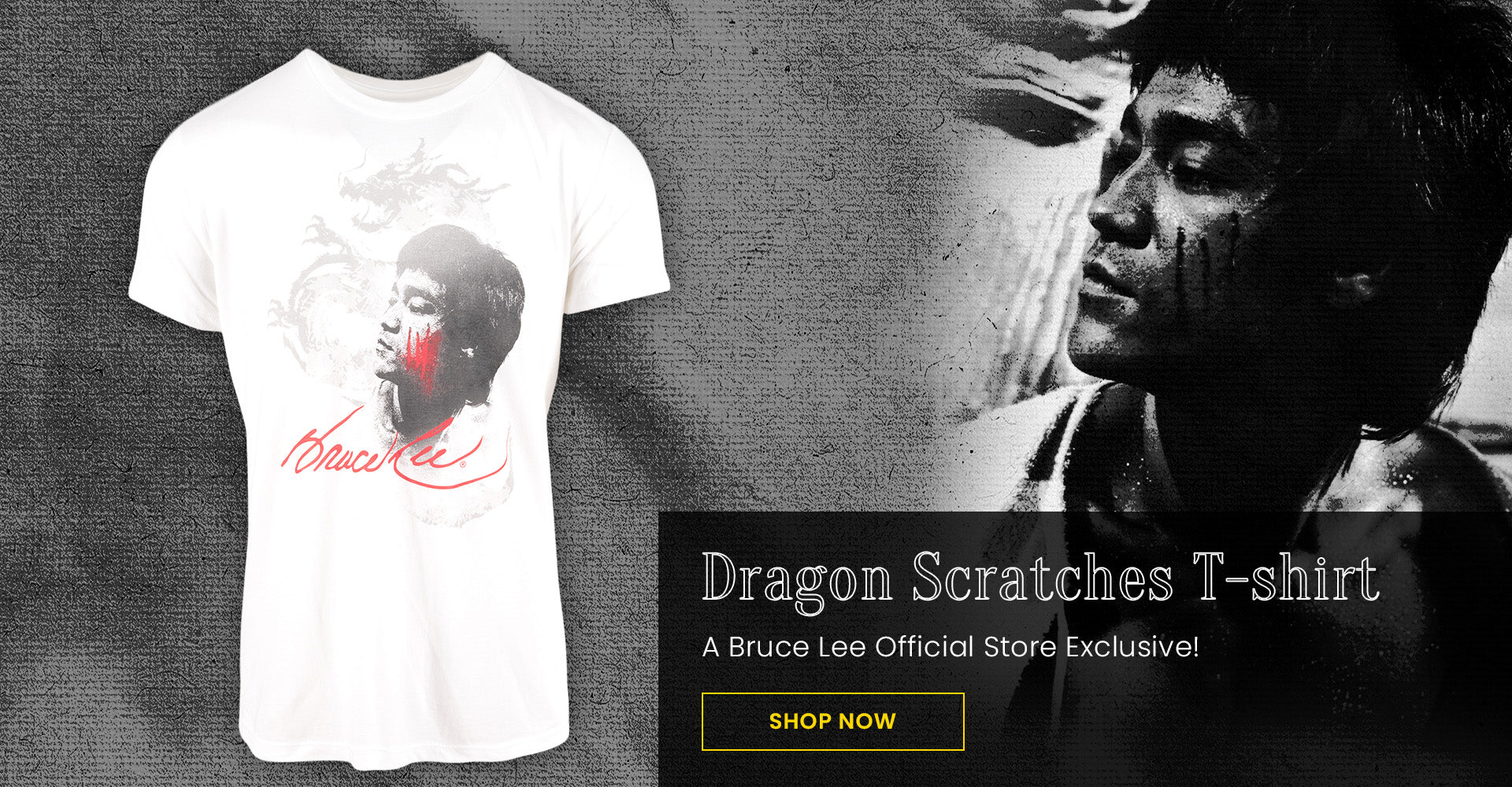 Dragon Scratches T-shirt | A Bruce Lee Official Store Exclusive! SHOP NOW