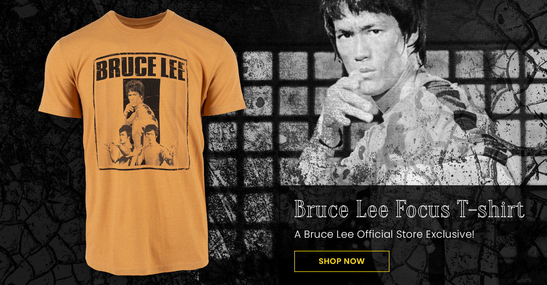 Bruce Lee Focus T-shirt | A Bruce Lee Official Store Exclusive! Shop Now