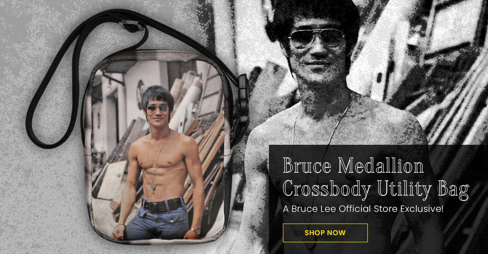 Bruce Medallion Crossbody Utility Bag - A Bruce Lee Official Store Exclusive! | Shop Now