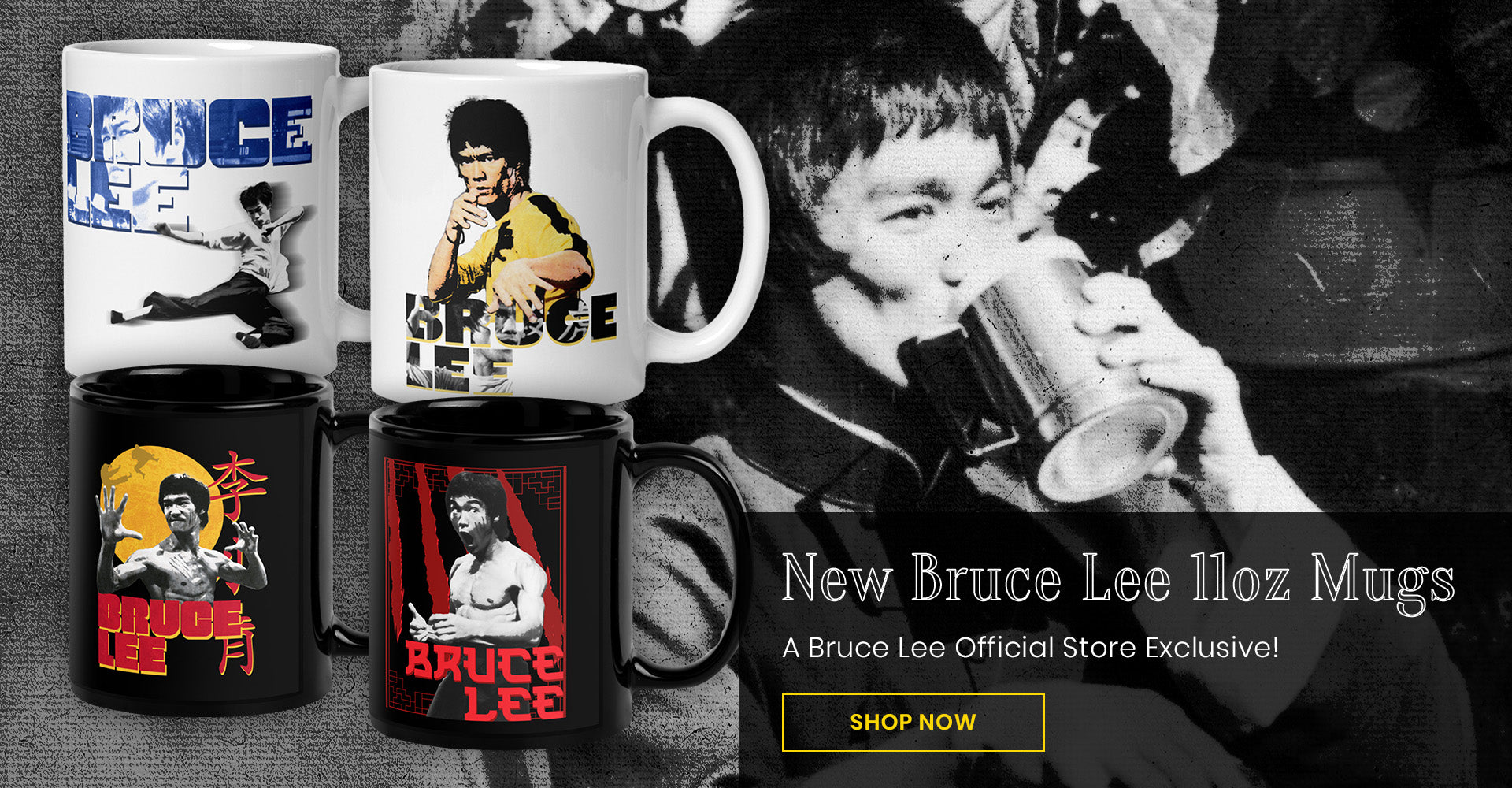 New Bruce Lee 11oz Mugs - A Bruce Lee Official Store Exclusive! | Shop Now
