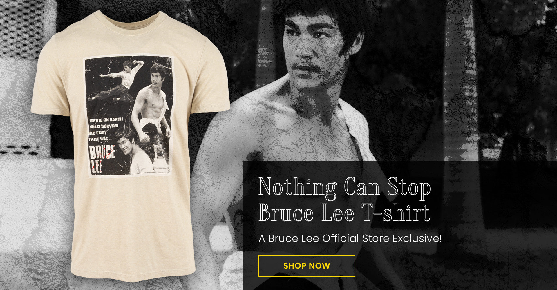 Nothing Can Stop Bruce Lee T-shirt | A Bruce Lee Official Store Exclusive! Shop Now