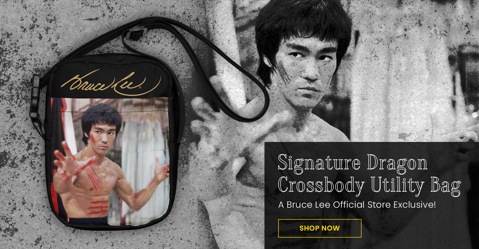 Signature Dragon Crossbody Utility Bag- A Bruce Lee Official Store Exclusive! | Shop Now!