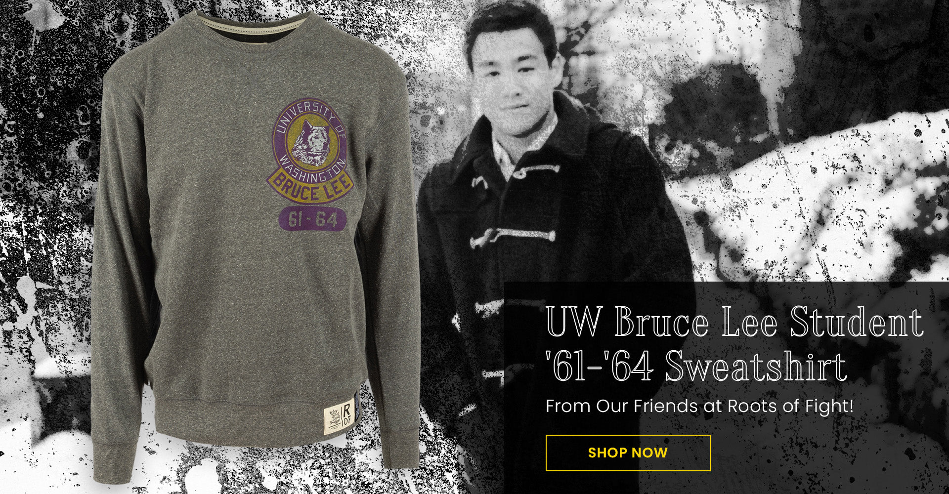 UW Bruce Lee Student '61-'64 Sweatshirt - From Our Friends at Roots of Fight! | Shop Now