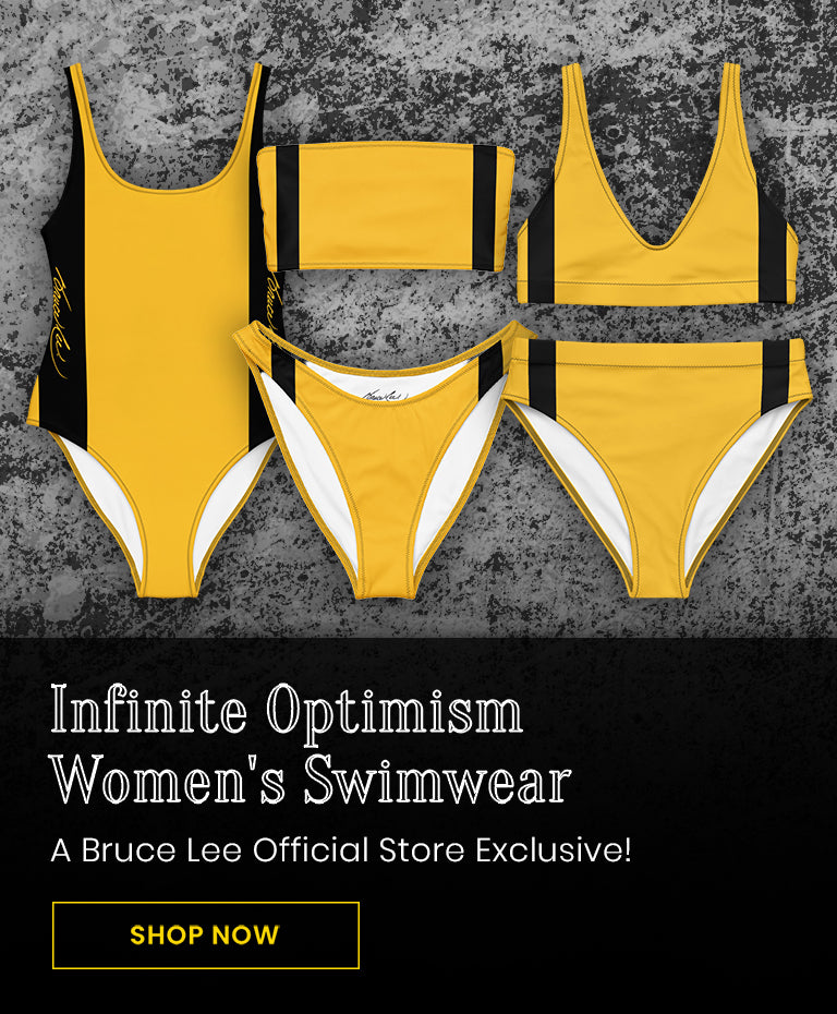 Infinite Optimism Women's Swimwear | A Bruce Lee Official Store Exclusive! hop Now