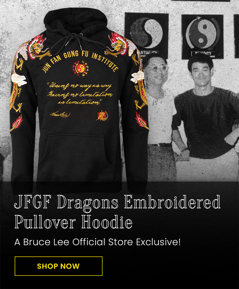 JFGF Dragons Embroidered Pullover hoodie | A Bruce Lee Official Store Exclusive!