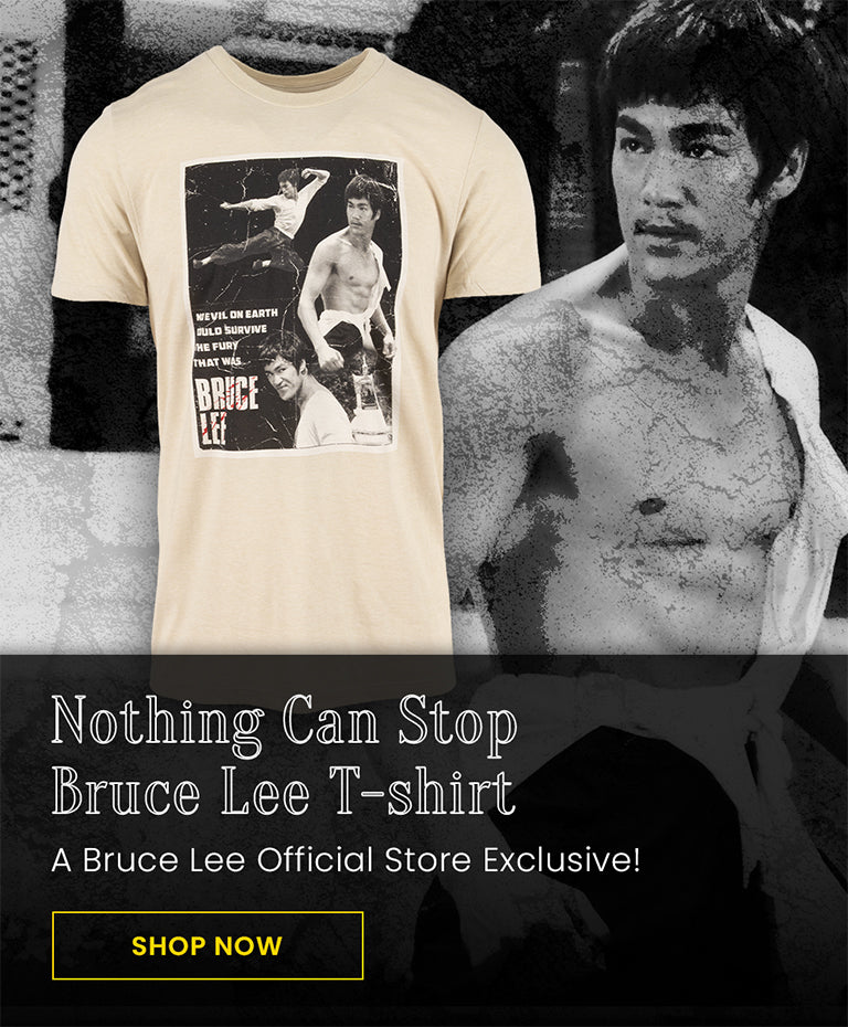 Nothing Can Stop Bruce Lee T-shirt | A Bruce Lee Official Store Exclusive! Shop Now