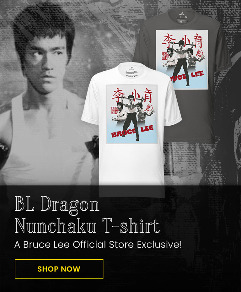 BL Dragon Nunchaku T-Shirt | A Bruce Lee Official T-Shirt