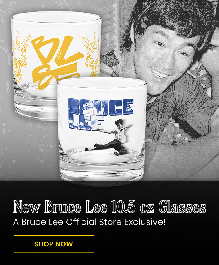 New Bruce Lee 10.5 oz Glasses - A Bruce Lee Official Store Exclusive! | Shop Now