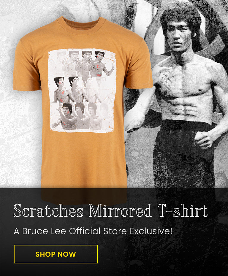 Scratches Mirrored T-Shirt | A Bruce Lee Official Store Exclusive!