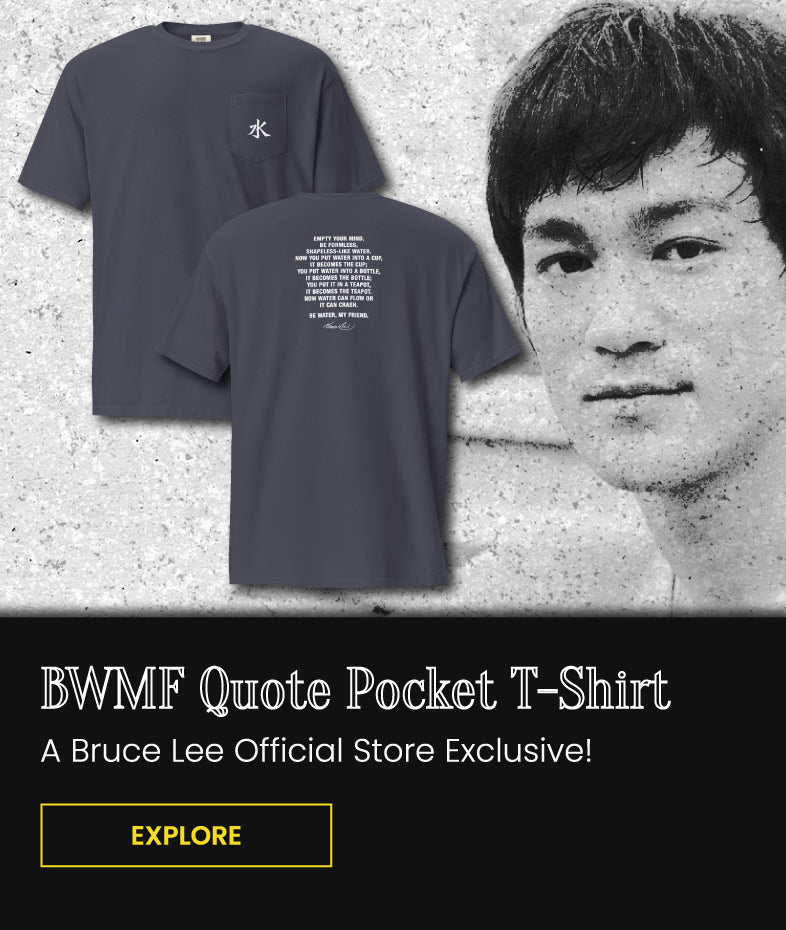 BWMF Quote Pocket T-Shirt - A Bruce Lee Official Store Exclusive! Explore