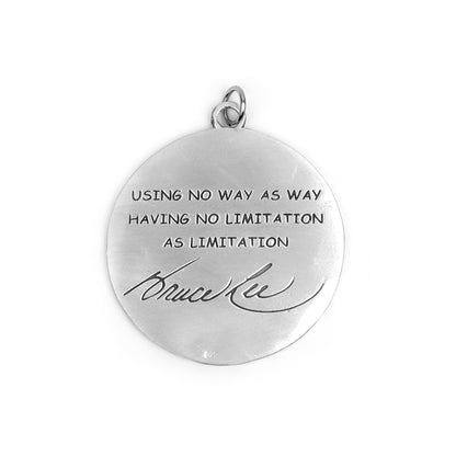 Core Symbol Small Sterling Silver Medallion